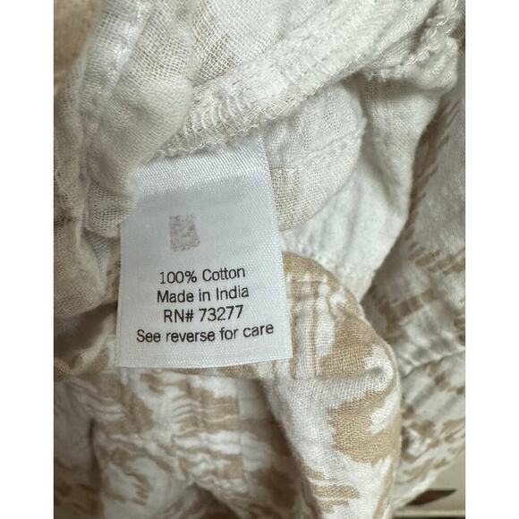 Sonoma Good for Life White and Cream Flutter Sleeve Maxi Dress - Picture 8 of 9